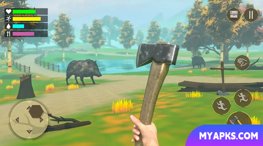 Jogo Ilha de Sobrevivência da Idade da Pedra