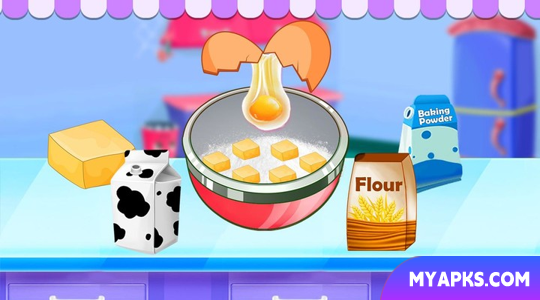 Jogo de bolo doce para fazer bolo