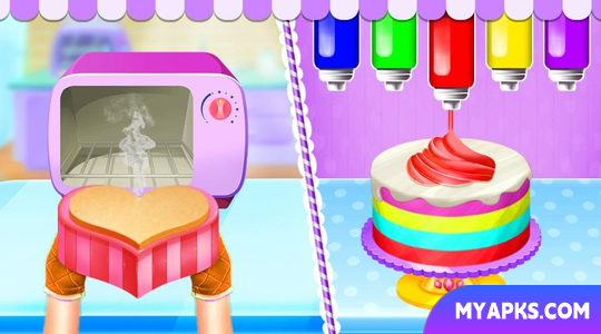 Jogo de bolo doce para fazer bolo