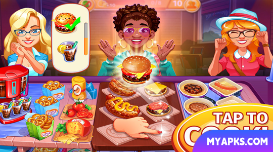 Chef louco: jogo de restaurante
