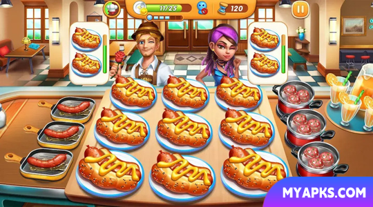 Small Town Chef - Jogo de culinária de comida louca