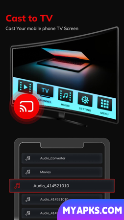 Espelhamento de tela do Chromecast TV