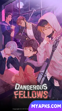 Dangerous Guys - Jogo de simulação de romance e suspense feminino (menu embutido)