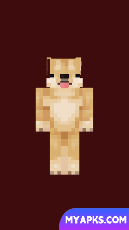 Pele de cachorro para Minecraft