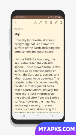BasicNote - Bloco de notas de notas