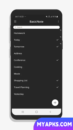 BasicNote - Bloco de notas de notas