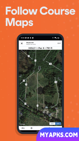 Aplicativo UDisc Disc Golf