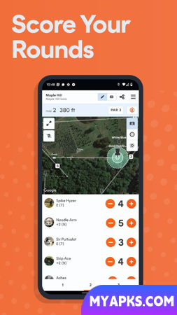 Aplicativo UDisc Disc Golf