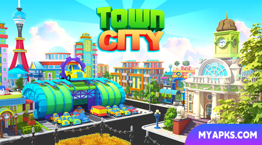 Town City - Jogo de construção de vilarejos com simulação de paraíso