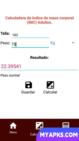 ÍNDICE DE MASSA CORPORAL FÁCIL DE IMC