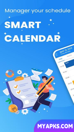 Calendário: planejador de cronograma