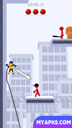 Mestre de Teleporte Stickman 3D