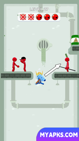 Mestre de Teleporte Stickman 3D