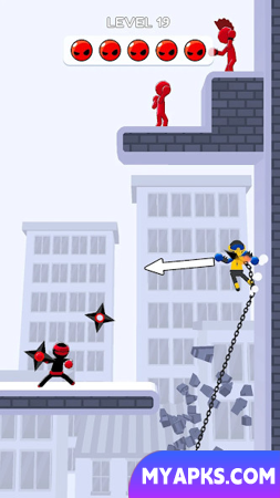 Mestre de Teleporte Stickman 3D