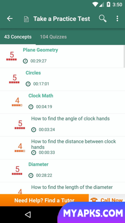 Prática e preparação de geometria