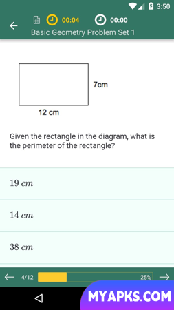 Prática e preparação de geometria