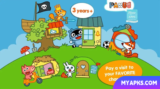 Pango's Big Adventure: cidade de bonecas para crianças a partir de 3 anos