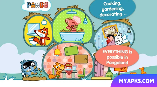 Pango's Big Adventure: cidade de bonecas para crianças a partir de 3 anos