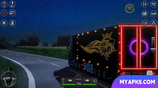 Jogo de simulador de caminhão de carga Euro 3D