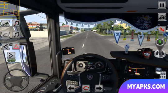 Jogo de simulador de caminhão de carga Euro 3D