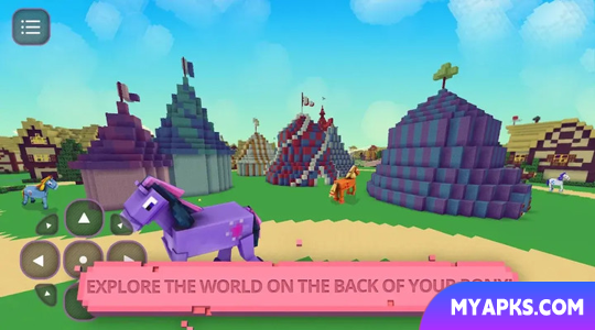Little Pony Craft: Pixel World - Jogos para meninas