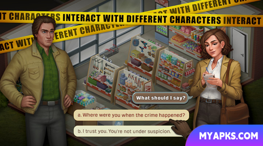 História de mistério do Merge Detective