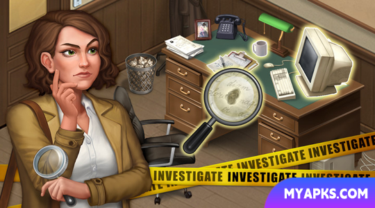 História de mistério do Merge Detective