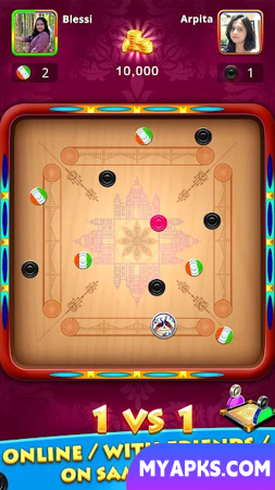 World Of Carrom: jogo de tabuleiro 3D