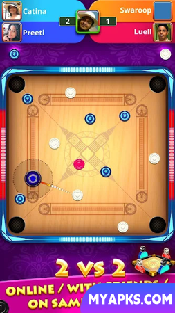 World Of Carrom: jogo de tabuleiro 3D