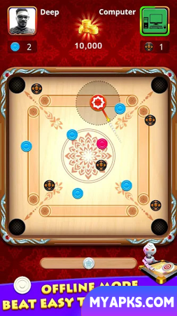 World Of Carrom: jogo de tabuleiro 3D