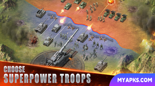 World War II Masters: Jogo de estratégia de guerra mundial
