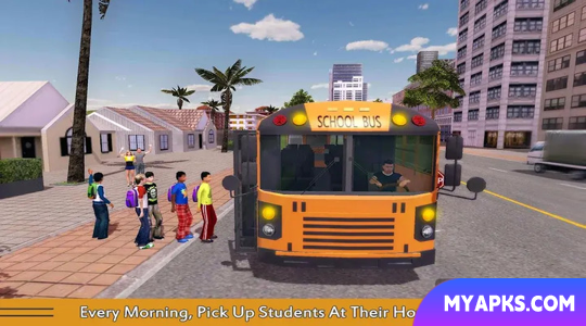 Jogo de ônibus escolar Pro