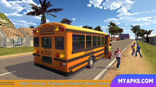 Jogo de ônibus escolar Pro