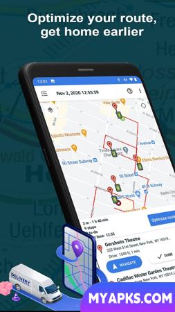 Planejador de rotas com várias paradas