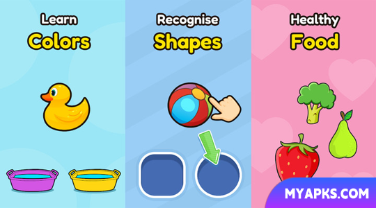 Jogos de aprendizagem para crianças de 2 anos