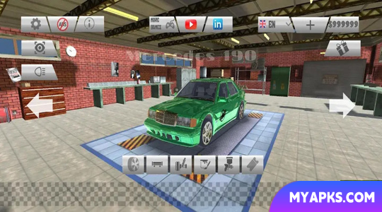 Carro Lada fazendo drift, estacionando