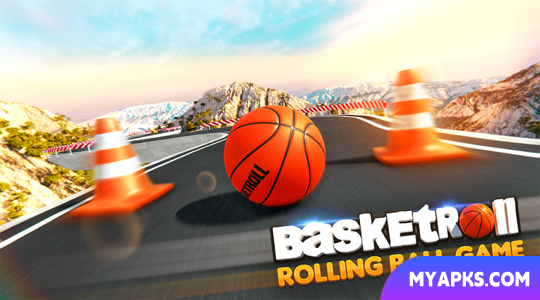 BasketRoll: jogo de bola rolante