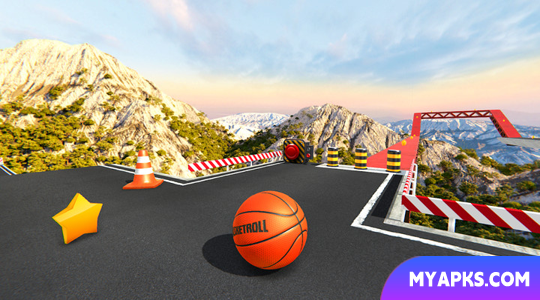 BasketRoll: jogo de bola rolante