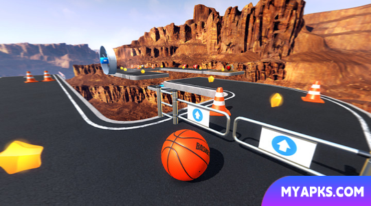 BasketRoll: jogo de bola rolante