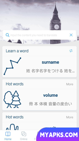 Dicionário Inglês-Japonês | Dicionário Japonês-Inglês | Dicionário Inglês e Inglês | Dicionário Inglês e Inglês |