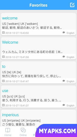 Dicionário Inglês-Japonês | Dicionário Japonês-Inglês | Dicionário Inglês e Inglês | Dicionário Inglês e Inglês |