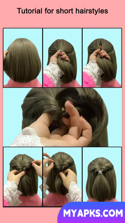 Penteados para cabelo curto menina