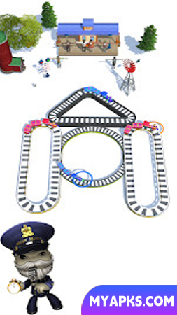 Toy Train Master: Train Games