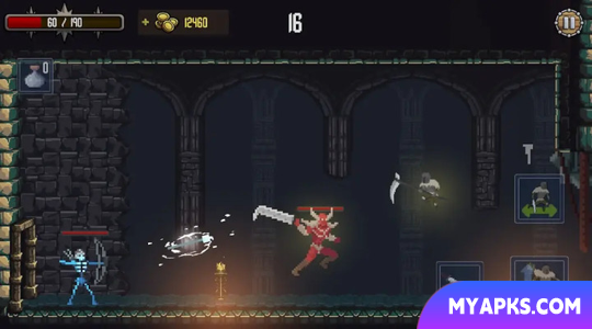 Deathblaze: jogo de plataforma de ação