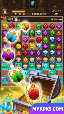 Gemstone Monuments: Treasure Hunting in the Pyramids (Monumentos de pedras preciosas: caça ao tesouro nas pirâmides)