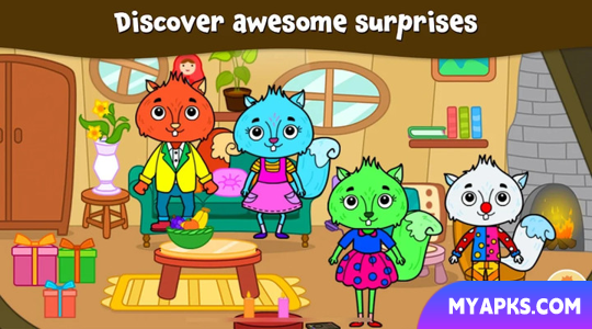 Animal Town: versão para crianças e bebês de My Squirrel's House