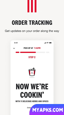 KFC US - Aplicativo de pedidos