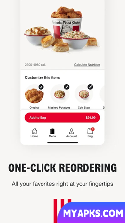KFC US - Aplicativo de pedidos
