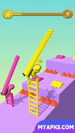 Vamos escalar o muro juntos - Ladder Race (Mod)