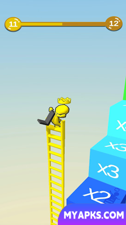 Vamos escalar o muro juntos - Ladder Race (Mod)